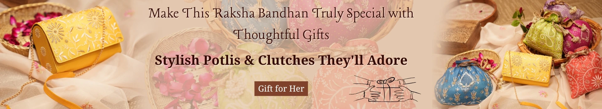 Chikan Potli/Clutches